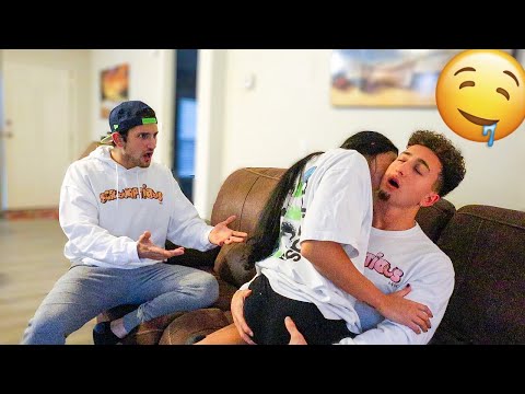 BEING PDA TO SEE HOW MY BROTHER REACTS.. *AWKWARD*