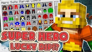 SUPER HERO LUCKY BLOCK MONEY HUNT - MINECRAFT LUCKY BLOCK MODDED MINIGAME PART 2