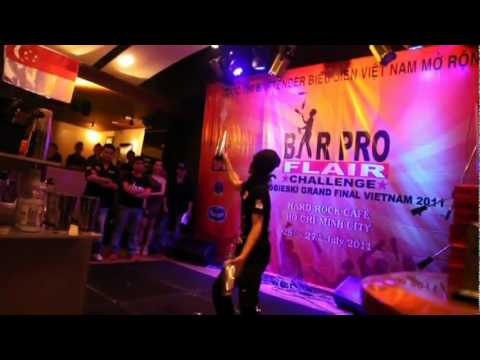 Bar Pro flair challenge Grand final Vietnam 2011 Take (Japan) Champion