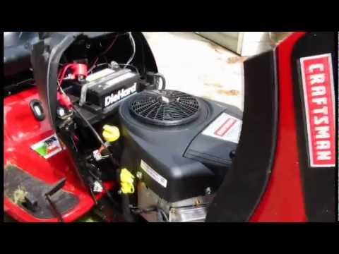 Craftsman - This is the Craftsman YT4000 in action.