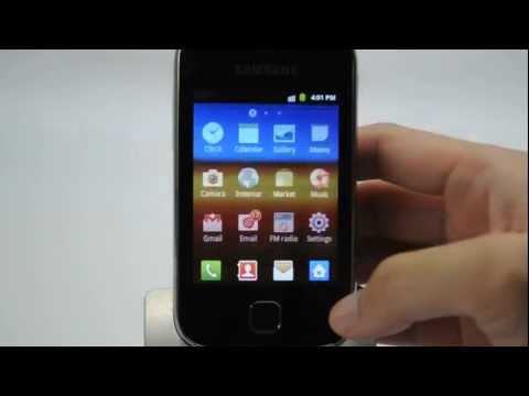 how to turn a samsung galaxy y on