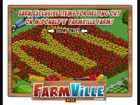 Exclusive McDonald's Farmville farm