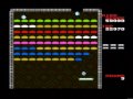 let's score... i think... who came up with this name? it makes no sense, but whatever. this game is a clone of: arkanoid at the end you'll find the title screen for the next game, can you name that rip-off?
