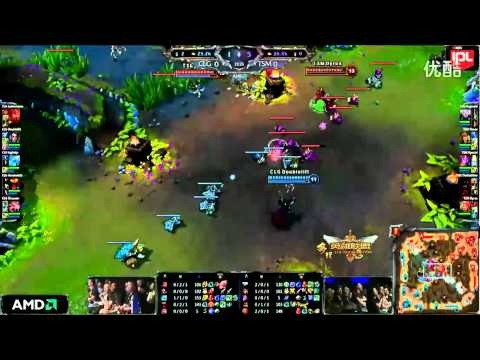 IPL4 - CLG Picks 希瓦娜牛头酋长·阿力斯塔冰晶凤凰·艾尼维亚暗夜猎手·薇恩虚空恐惧·科加斯TSM Picks 流浪法师·瑞兹野兽之灵·乌迪尔猩红收割者·弗拉基米尔寒冰射手·艾希众星之子·索拉卡.