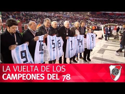 Los campeones del Mundial 78 de vuelta en el Monumental