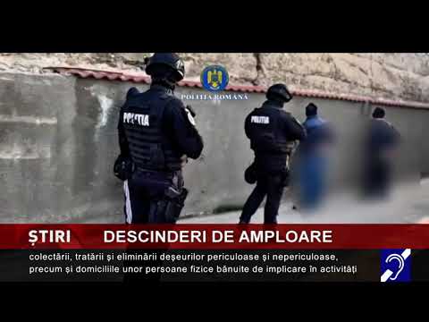 Percheziții de amploare într-un caz privind gestionarea deșeurilor periculoase