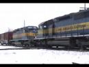 IC&E 6212 west crosses the diamond in Davis Junction, IL. IC&E 6212 west crosses the diamond in Davis Junction, IL.