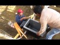 Part (3 of 10) - Koi Pond Construction - Shotcrete Prep - Skimmer Installation.