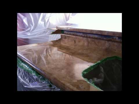 how to paint a sink epoxy