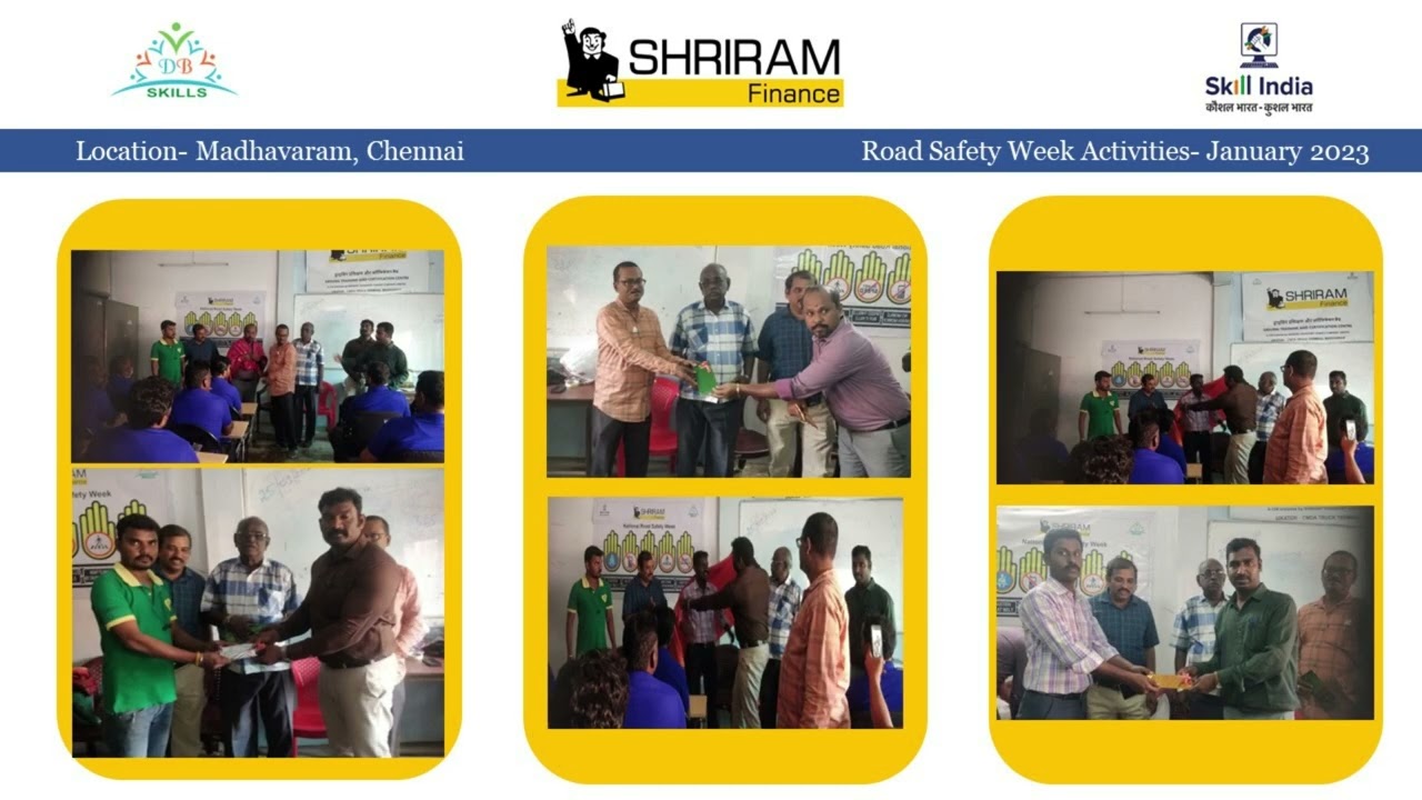 The Road Safety Week was celebrated across all locations!   #ShriramFinance #LSC #skillindia