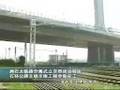 世界最大跨铁路转体斜拉桥成功转体