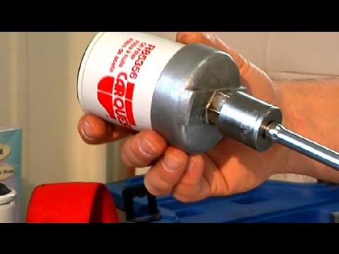 how to remove a stuck k&n oil filter