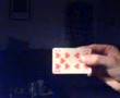 card dissapearing!!!(takes practice!)
