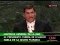 Discurso del Presidente ante las Naciones Unidas