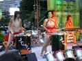 Drum Cats Near Cheonggyecheon in Seoul