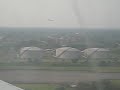2 planes simultaneous landing at Jakarta Airport 2 planes simultaneous landing at Jakarta Airport