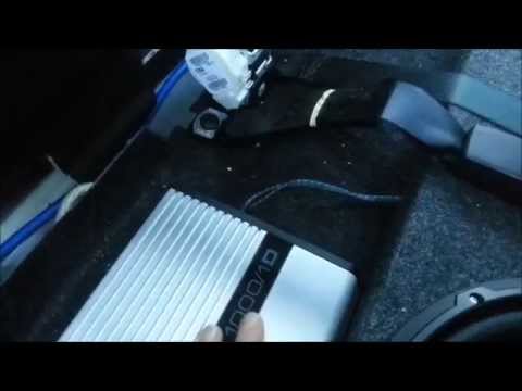 How to install a subwoofer and wire a amplifier in a dodge ram 1500 2012