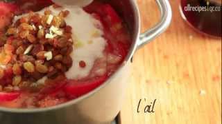Chutney de pommes et de tomates