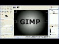 GIMP Text Effects - Supernova Text