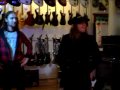 Nicke Andersson picking up his 12-string Eaglebacker