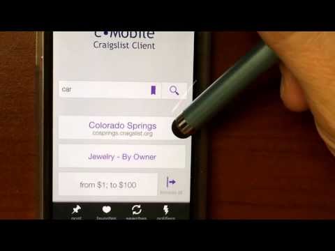 how to use the craigslist app