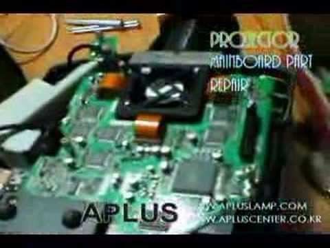 how to repair projector