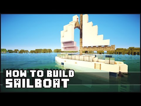 Minecraft Vehicle Tutorial – How to Build : Sailboat 