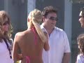 Paris Hilton throws a party in Malibu, Ca.