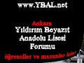 YBAL Forum Yıldırım Beyazıt Anadolu Lisesi Forumu