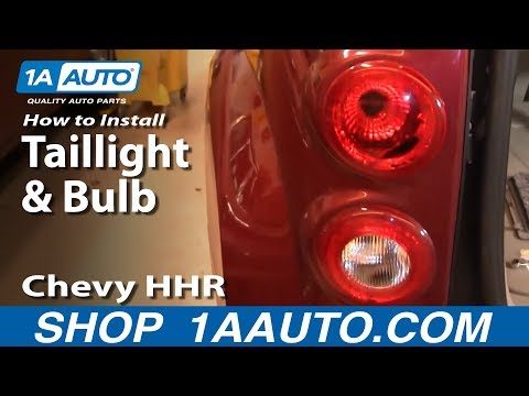 How To Install Replace Taillight and Bulb Chevy HHR 06-10 1AAuto.com
