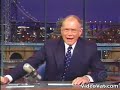 George Bush letterman video