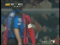 atalanta milan 1 - 2  sintesi  marzo 2005