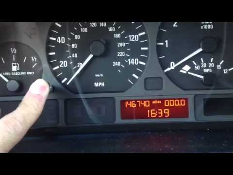 how to reset bmw e46 trip computer