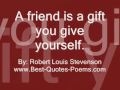 Friendship Quotes and Sayings