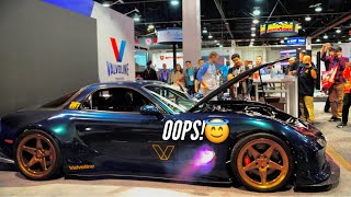 I got in trouble for firing up the 4 Rotor at SEMA! I tried to behave, but I brought a running car by Rob Dahm