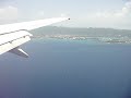 Landing in Montego Bay, Jamaica