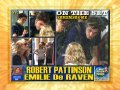ROBERT PATTINSON and EMILIE De RAVEN on the set REMEMBER ME