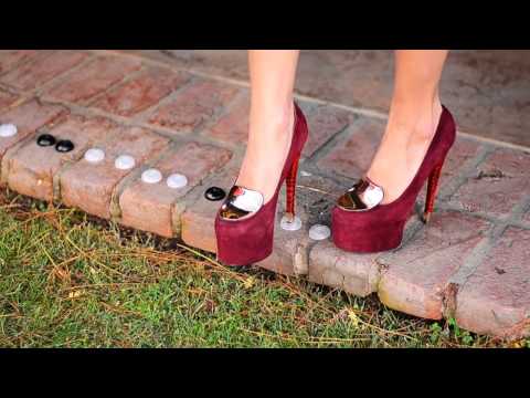 how to make heels not sink in grass