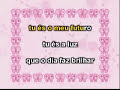 Floribella Portuguesa - Sem Ti vivo no Escuro (Karaoke)