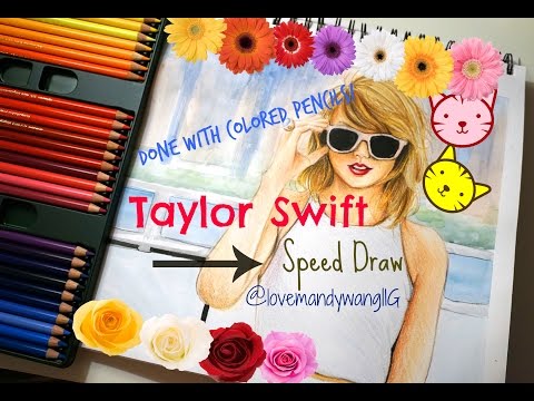 how to draw taylor swift