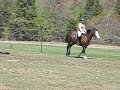 me and hunter riding in may  2008