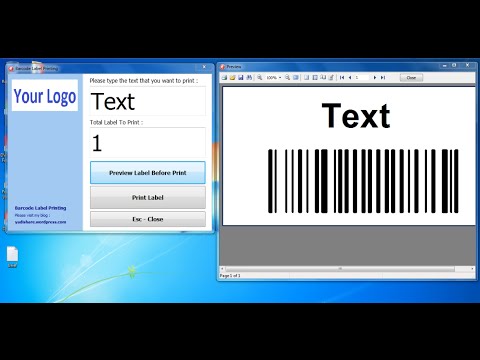 How to Make Bar Code Label Printing With DelphiXE Using Fastreport - Free Source Code