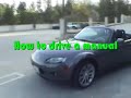 how to drive a manual