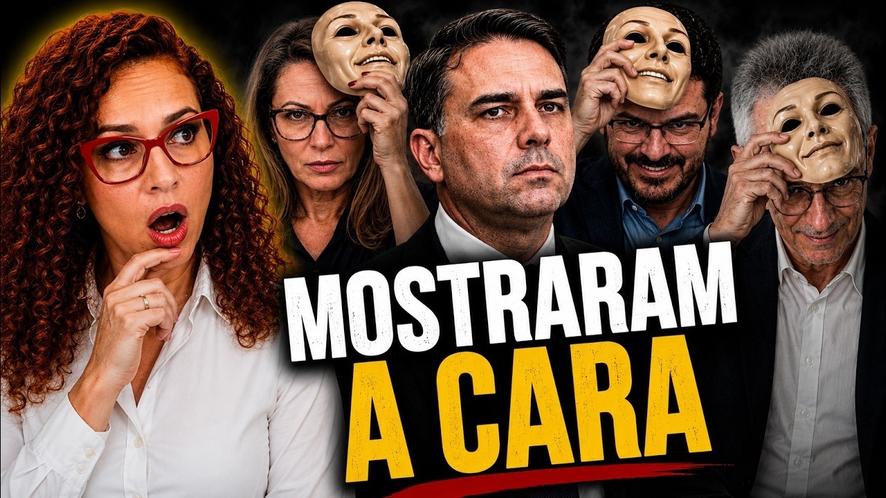 MÁSCARAS CAINDO — “direita permitida correu pra destruir Flávio Bolsonaro