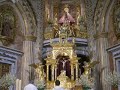todo el pueblo de dios entona su salve regina a la patrona la virgen del mar terminada la misa del triduo