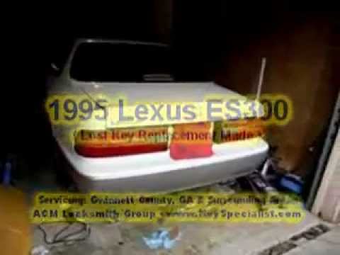 Atlanta GA: 1995 Lexus ES300 – Lost Keys Replacement Made!