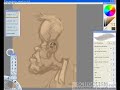 Pt 1 Digital Painting with Bobby Chiu - Old man 2
