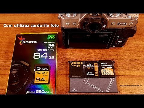 Click aici pentru vizualizare Cum utilizez cardurile foto plus ADATA Premier One SDXC 64GB, UHS-II, U3, Class 10, V90, 290MB/s Cum utilizez cardurile foto plus ADATA Premier One SDXC 64GB, UHS-II, U3, Class 10, V90, 290MB/s