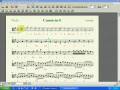 Pachelbel Canon sheet music with backing track (Finale NotePad 06)