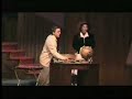 this is a clip of my performance as henry higgins last year in my fair lady. 

poor eliza doolittle, selling flowers on the street, giving money to her lying father who spends it on beer.  she meets henry higgins, a very successful author and language specialist, who belittles her by making fun of her speech.  later she appears at his home and asks to pay for speech lessons. see my other clip 
